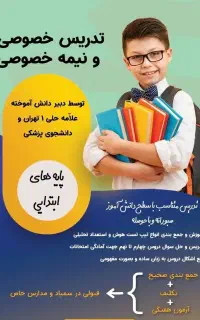 استاد تدریس خصوصی و نیمه خصوصی تیزهوشان