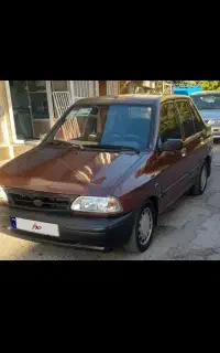 پراید87 رنگ مسی