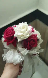 دسته گل عروس