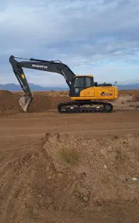 بیل مکانیکی چرخ زنجیری 220 (اجاره ای)