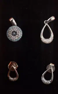 پلاک وگوشواره نقره