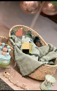 سبد حصیری حمل نوزاد