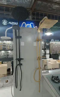 علم دوش کسری و کولاب استیل با کیفیت