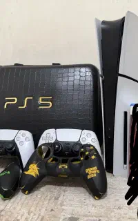 PS5 slim دو دسته همراه بازی