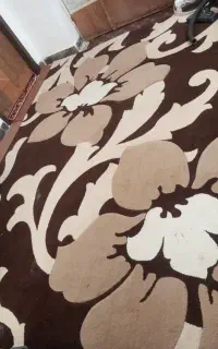 فرش۶متری باخاب بلندوگل برجسته وکنار فرش