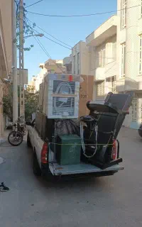 باربری اثاثیه منزل وانت بار  ایسوزو بیمه معتبر