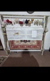 قالیچه 3 متری نیمه کاره طرح هریس 50 رج