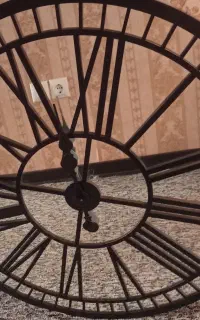 ساعت دیواری آینه ای کلاسیک