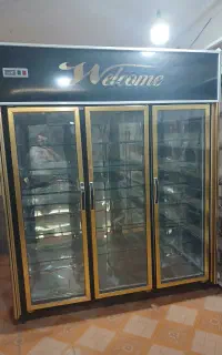 یخجال ایستاده ویترینی در حد نو