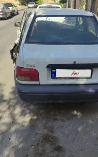 پراید مدل ۹۹ تصادفی