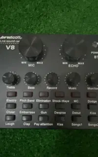 پاور میکسر و میکروفون