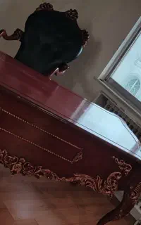 میز مدیریت و صندلی چوب راش لوکس