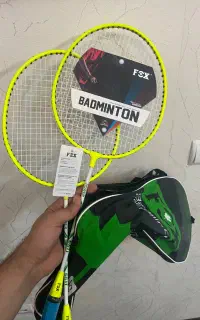 چوب بدمینتون معاوضه با راکت تنیس