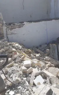 چاه مغنی تخریب چاله