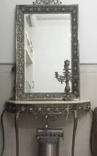 آینه و شمعدان