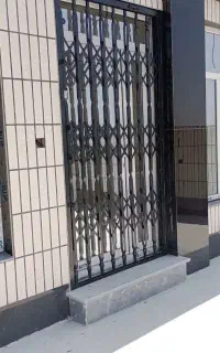 شهردروپنجره حفاظ اکاردئونی کرکره ایی جمع شو