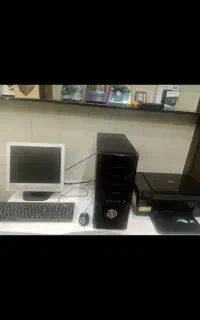 کامپیوتر کامل و چاپگر