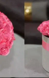 هدیه خاص ماندگار گل روبانی