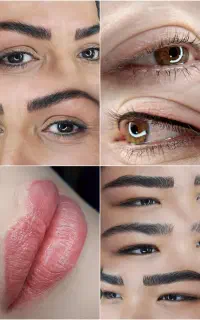 شیدینگ لب میکروبلیدینگ خط چشم بن مژه فیبروز میکرو