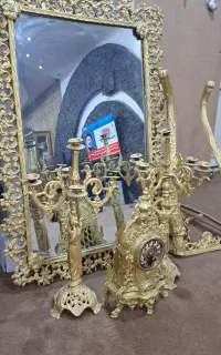 بوفه ساعت آیینه وکنسول