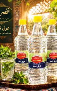 عرق نعنا دو آتیشه قصر یزد