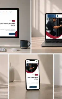 طراحی سایت شرکتی ، هاست و 3 ماه محتوا رایگان
