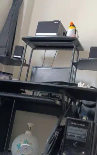 میز کامپیوتر کتابخانه دار