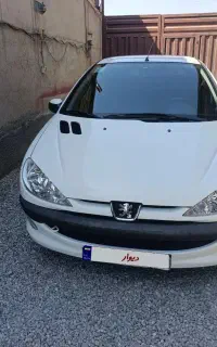 پژو 206 مدل 94 درحد بدون رنگ