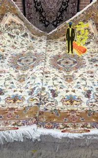 فرش جفت۶متر خطیبی ۴۰رج دقیق تبریز(اقساط بدون بهره)