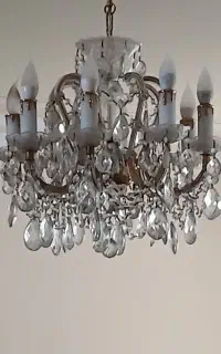 لوستر ۸ شاخه کریستال