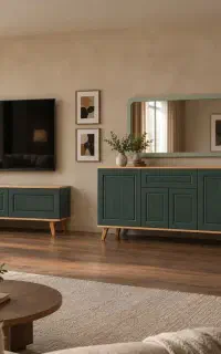 ست کنسول ، جاکفشی و میز tv وکیومی