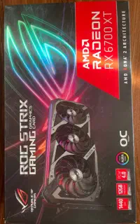 کارت گرافیک rx 6700xt rog strix