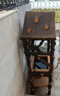 باربیکیو طرح چوب در حد نو