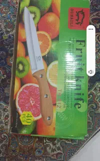 فروش تعدادی چاقو آشپزخانه بصورت باهم قیمت خرید قبل