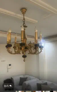 لوستر روکش طلا