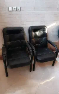 دو عدد صندلی انتظار اداری