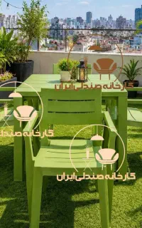 میز و صندلی پلاستیکی مدل مسعودنهارخوری غذاخوری