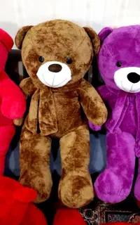 عروسک خرسی یک ونیم متری خپل باقیمت مناسب