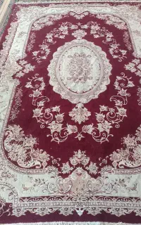 فرش 6متری زرشکی