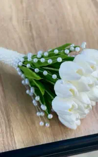 دسته گل عروس/ ماشین عروس /حک اسم /عینک /هنگر