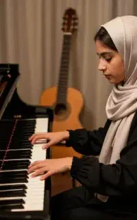 آموزشگاهدولتیدخترانه آموزش موسیقی گیتار پیانو
