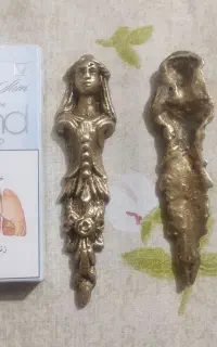 دو عدد مجسمه برنجی