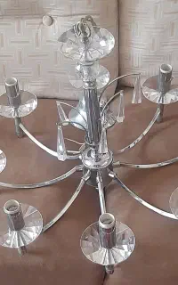 لوستر استیل ۸ شاخه شیک