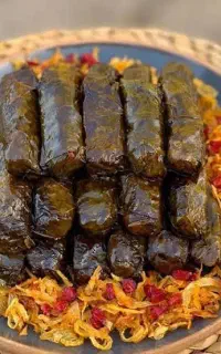 دلمه برگ خانگی مامان پز