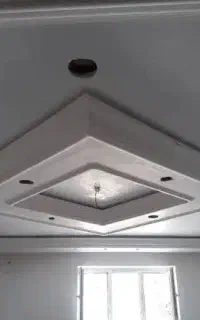 گچ‌کاری سفیدکاری نورمخفی کف