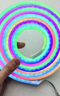 انواع چراغ اضطرای ریسه نئون در مدل و رنگ های مختلف