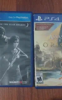دیسک ps4 لست اف اس یک و اساسین کرید اُرجنس