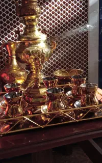 سماور برنجی