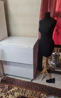 میز برش و مانکن تابلو روان