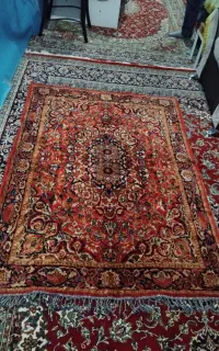 فرش ماشینی طرح ابریشم